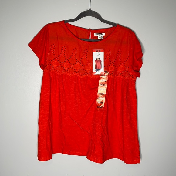 Jach's Eyelet Slub Top - Picture 2 of 8